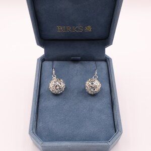 925 Silver Heart Filagree Earrings